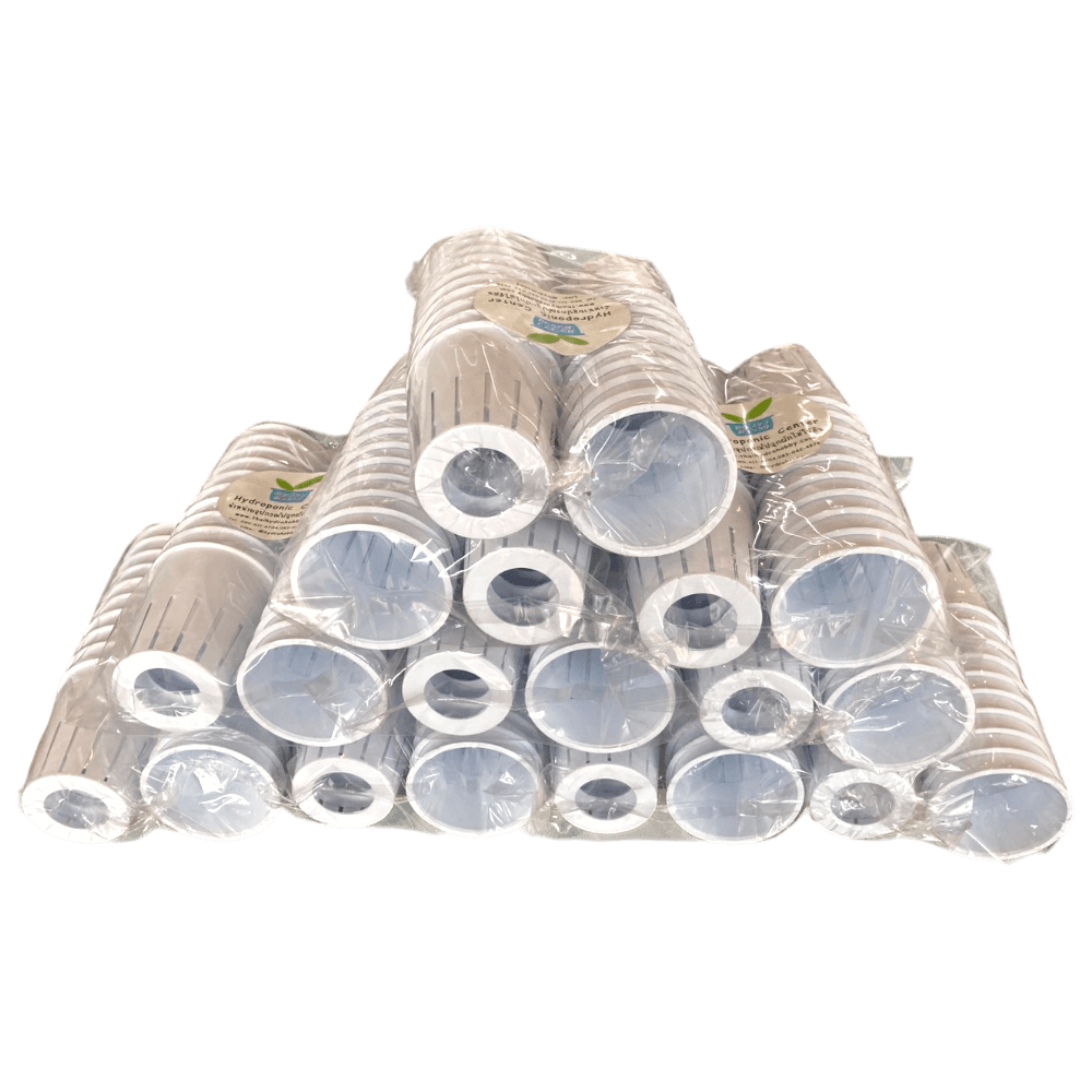 ถ้วยปลูกผักไฮโดรโปนิกส์ HYDROHOBBY 200 ใบ สีขาว  ก้นรู_4